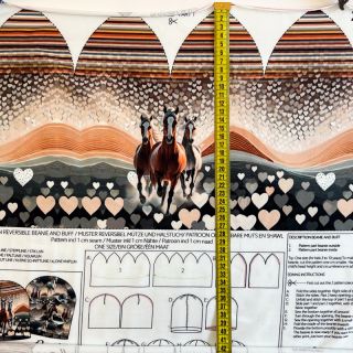 Prevešanka Desert Horses PANEL SET digital print
