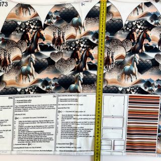 Prevešanka Desert Horses PANEL SET digital print