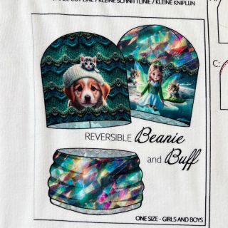 Tkanina jersey Pet Fairy PANEL SET digital print