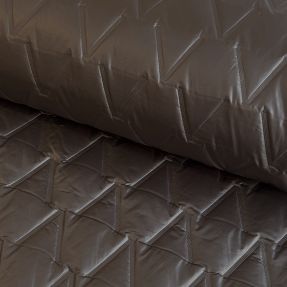 Prešita tkanina Triangle taupe