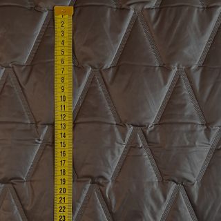 Prešita tkanina Triangle taupe
