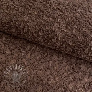 Umetno krzno Curly mocha