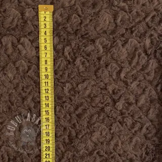 Umetno krzno Curly mocha