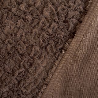 Umetno krzno Curly mocha