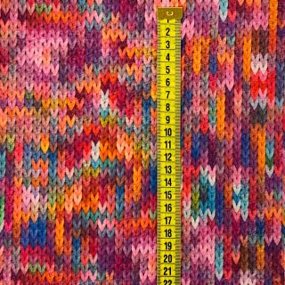 Umetno krzno TWO SIDE Big knit difur digital print