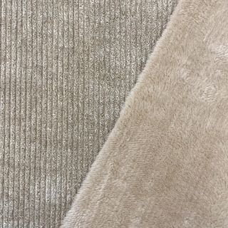 Žamet rebrast FROSTY natural