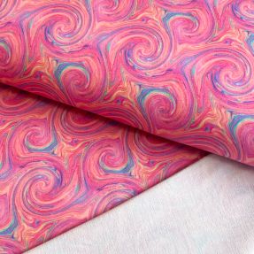 Tkanina jersey Magic colours pink digital print