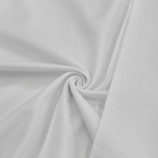 Pliš tkanina optical white