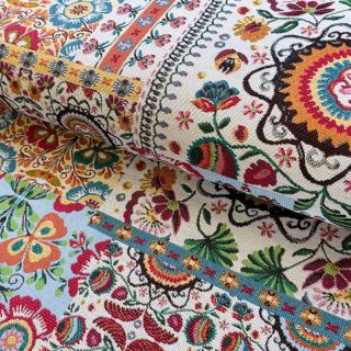 Dekorativno blago jacquard Ethnic multico