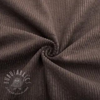 Žamet 6W WASHED STRETCH dark brown