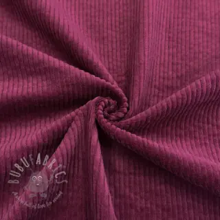Žamet 6W WASHED STRETCH berry