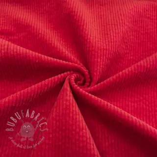 Žamet 6W WASHED STRETCH red