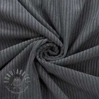 Žamet 6W COTTON TOUCH dark grey