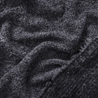 Pletenina Bouclette dark grey