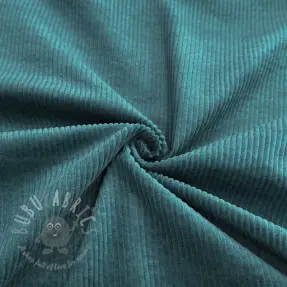 Žamet 6W WASHED STRETCH petrol
