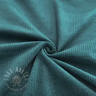 Žamet 6W WASHED STRETCH petrol