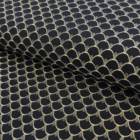 Dekorativno blago jacquard Dragon allover noir