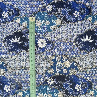 Dekorativno blago jacquard Nuage allover bleu