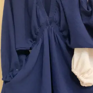 Dvostruka gaza/muslin navy ORGANIC