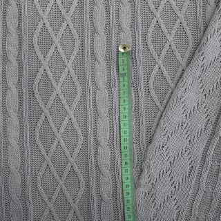 Pletenina žakard CHAIN light grey