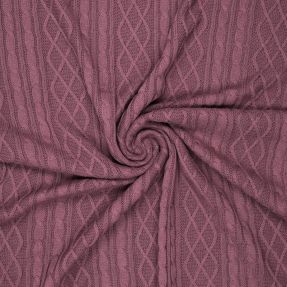 Pletenina žakard CHAIN mauve