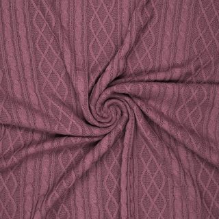 Pletenina žakard CHAIN mauve