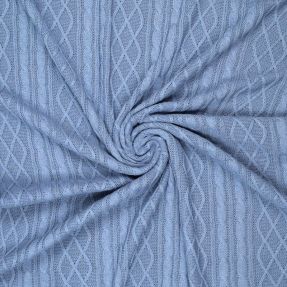 Pletenina žakard CHAIN blue