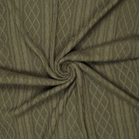 Pletenina Jacquard CHAIN camo green