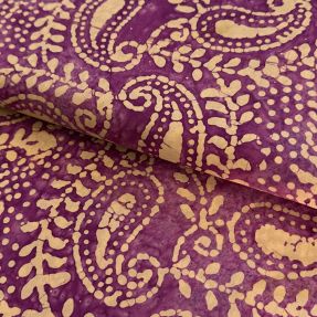 Bombažna tkanina VOILE BATIK NEW design B violet