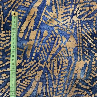Bombažna tkanina BATIK NEW design F navy