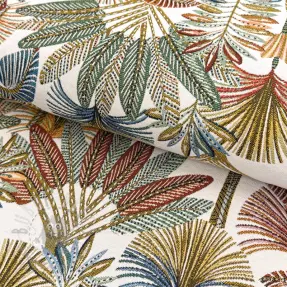 Dekorativno blago jacquard Mayorque blanc