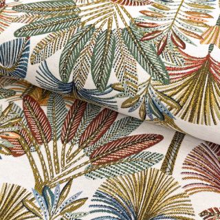 Dekorativno blago jacquard Mayorque blanc