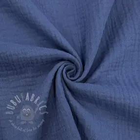 Dvojna gaza/muslin midnight blue
