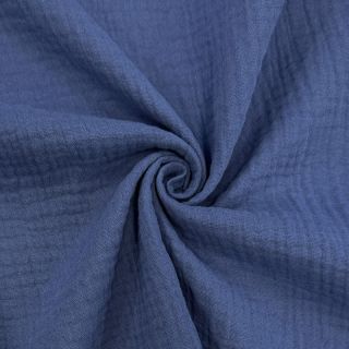 Dvojna gaza/muslin midnight blue