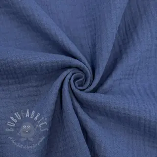 Dvojna gaza/muslin midnight blue