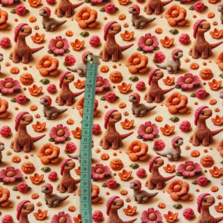 Pleteni jersey 3D Knitted Cuties design B digital print