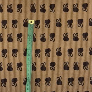 Rebrasto žamet STRETCH Small bunny design C