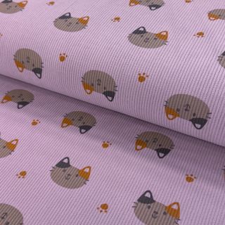 Rebrasto žamet STRETCH Cute animals design H