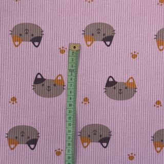 Rebrasto žamet STRETCH Cute animals design H