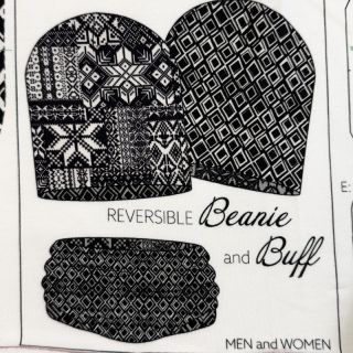 Pletene trenirko blago Winter knit PANEL SET FOR ADULTS digital print
