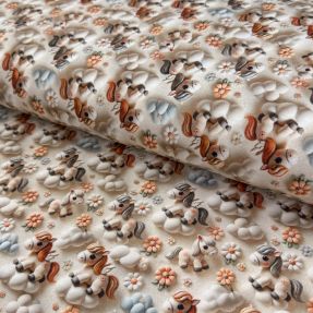 Pleteni jersey Pretty Horses design D digital print