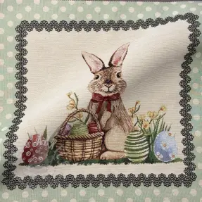 Dekorativno blago GOBELIN PREMIUM Easter Bunny Eggs PANEL