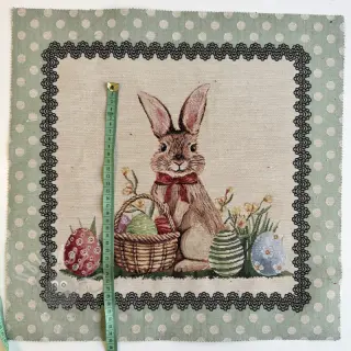 Dekorativno blago GOBELIN PREMIUM Easter Bunny Eggs PANEL