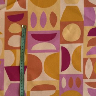 Dekorativna tkanina premium Abstract Form Block digital print