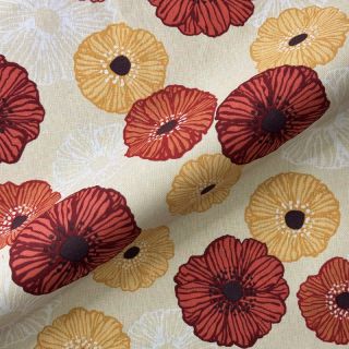 Dekorativno blago premium Poppy Flower Joy