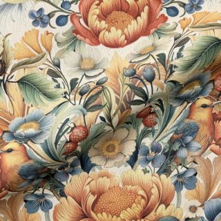 Dekorativno blago premium Linenlook Bloom Fruit Paradise digital print