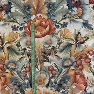 Dekorativno blago premium Linenlook Bloom Fruit Paradise digital print