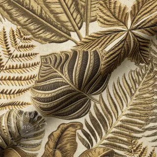 Dekorativno blago premium Leaf Embroidery digital print