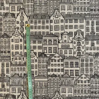 Dekorativno blago Linenlook Townhouse Fine Line