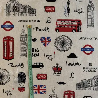 Dekorativno blago Linenlook London Icon City